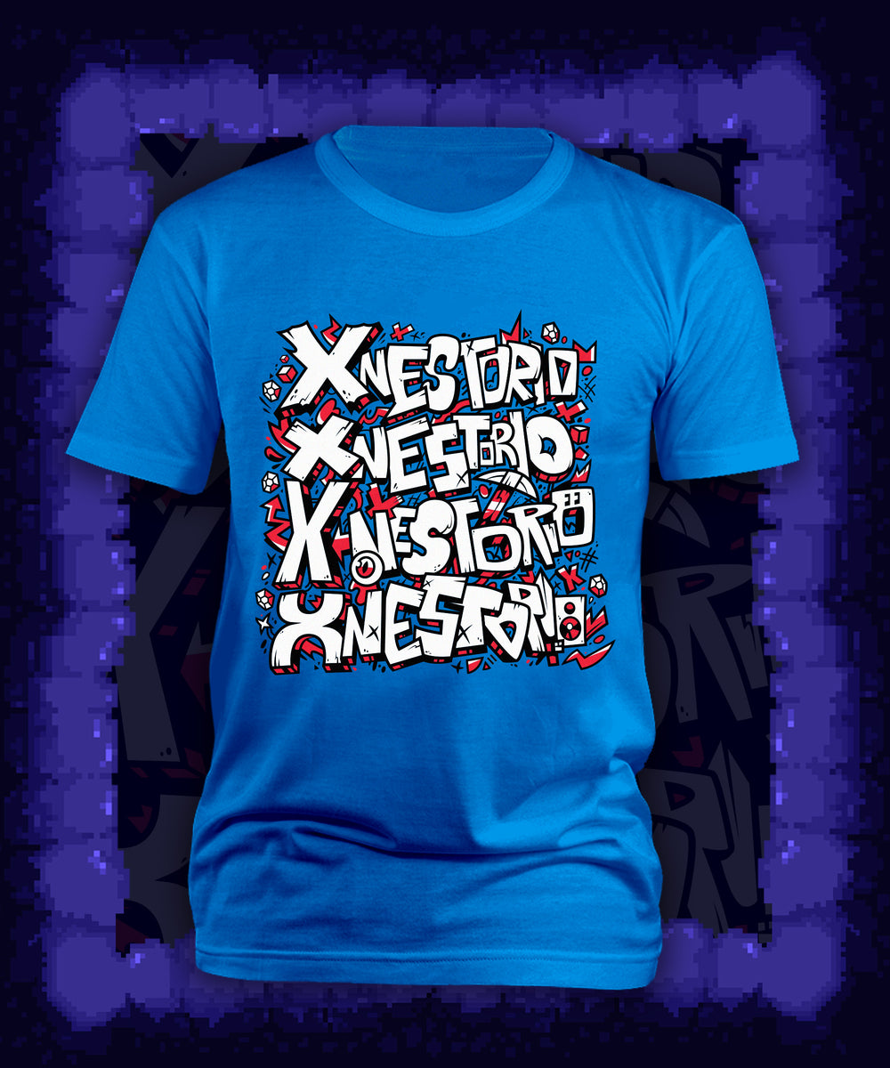 xNestorio Graffiti Turquoise Shirt!